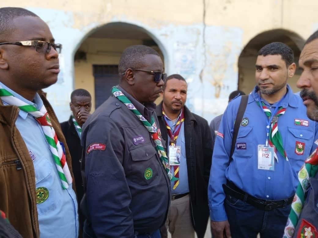 جولة سياحية داخل القصر العتيق لمدينة ورقلة في اطار اللقاء الجهوي لاعضاء المحافظات الولائية